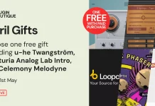 PLUGIN BOUTIQUE – CHOOSE A FREE GIFT UNTIL 1st of May