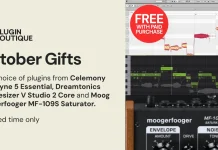 PLUGIN BOUTIQUE – OCTOBER GIFTS – CHOOSE ONE FREE GIFT WITH YOUR PURCHASE